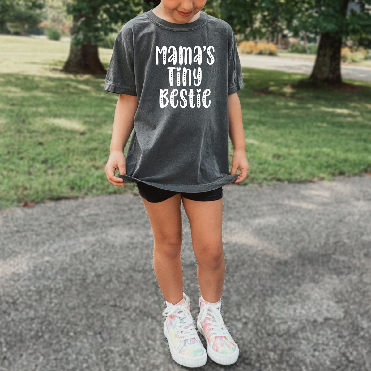 Mama's Tiny Bestie Kids - Youth Comfort Colors T-Shirt