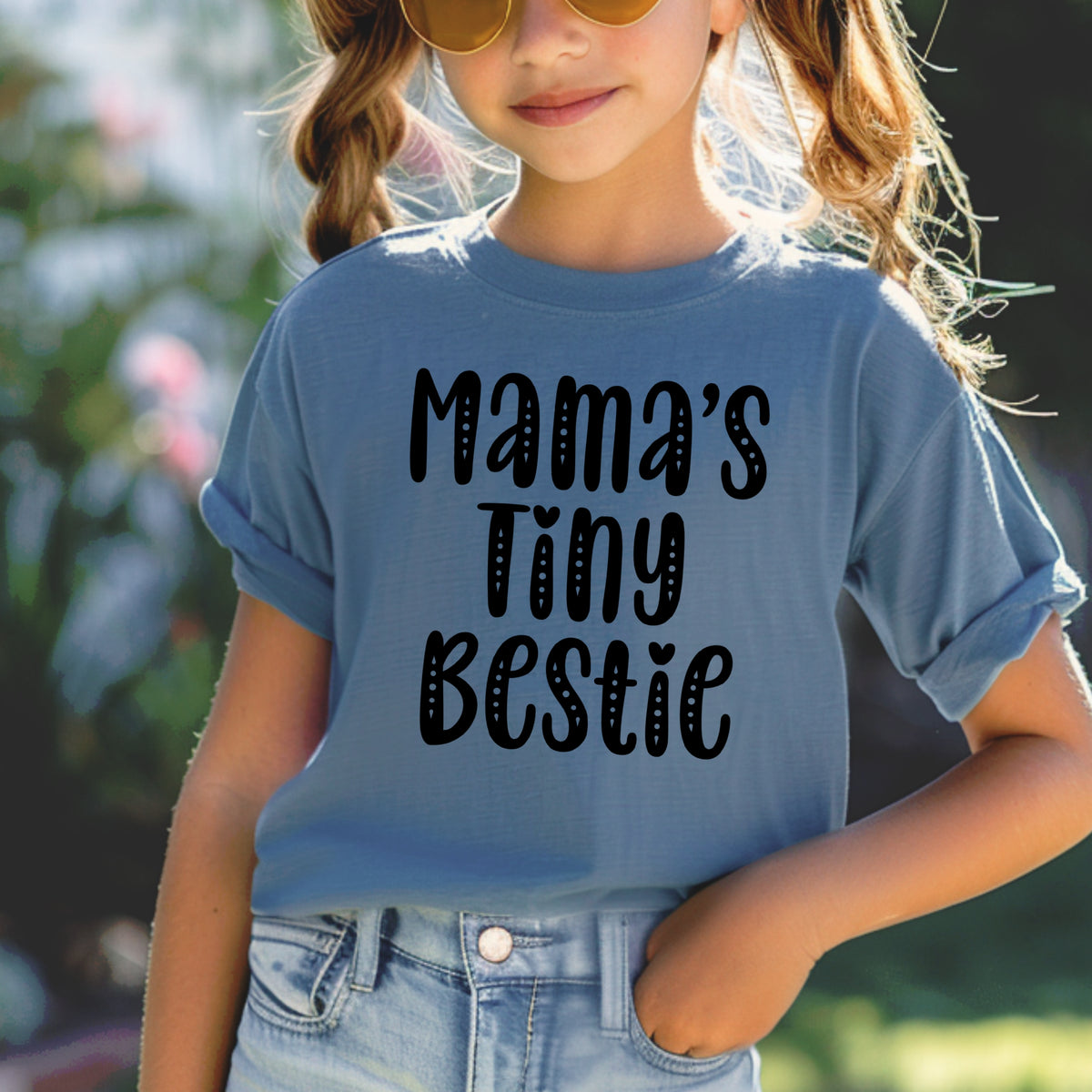 Mama's Tiny Bestie Kids - Youth Comfort Colors T-Shirt