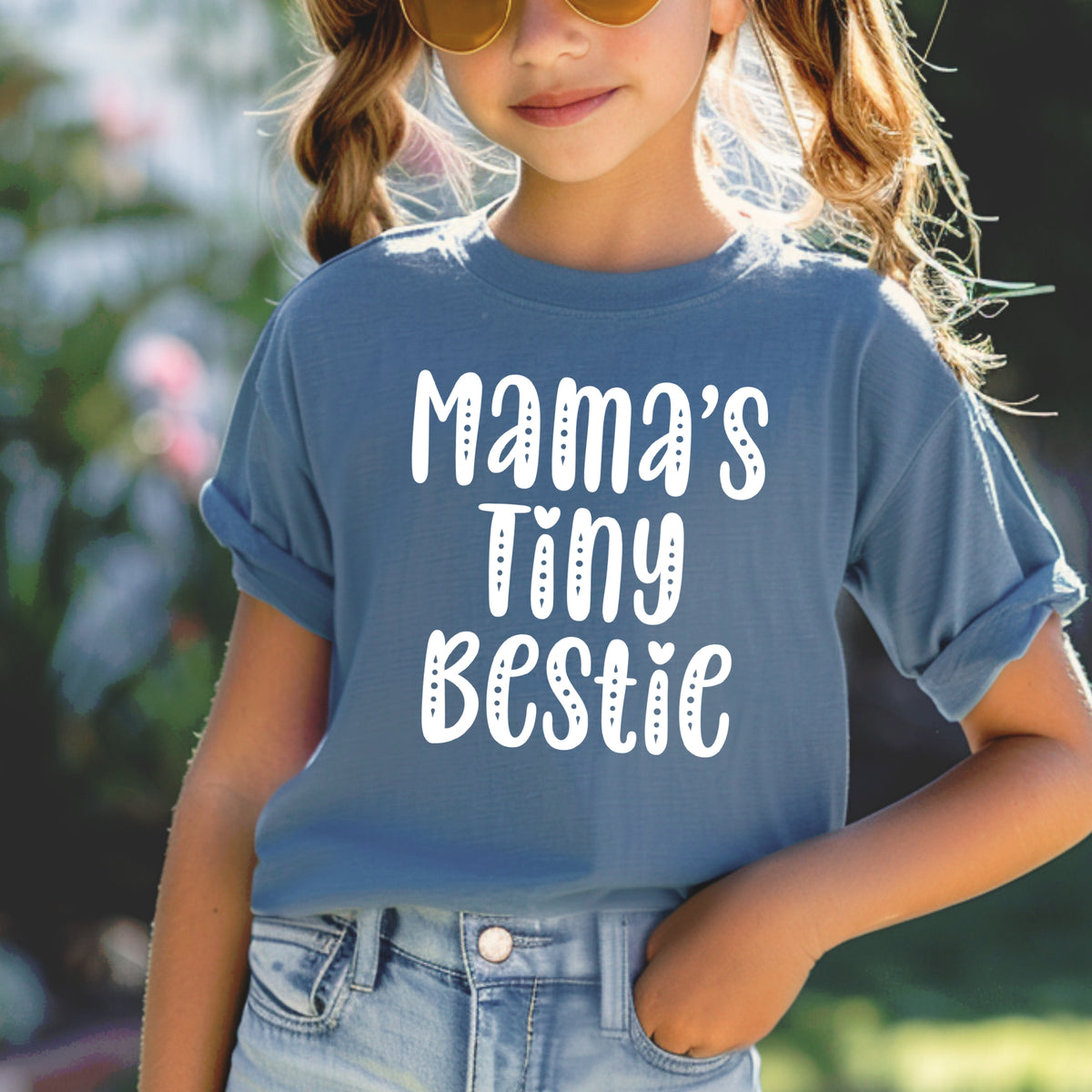 Mama's Tiny Bestie Kids - Youth Comfort Colors T-Shirt
