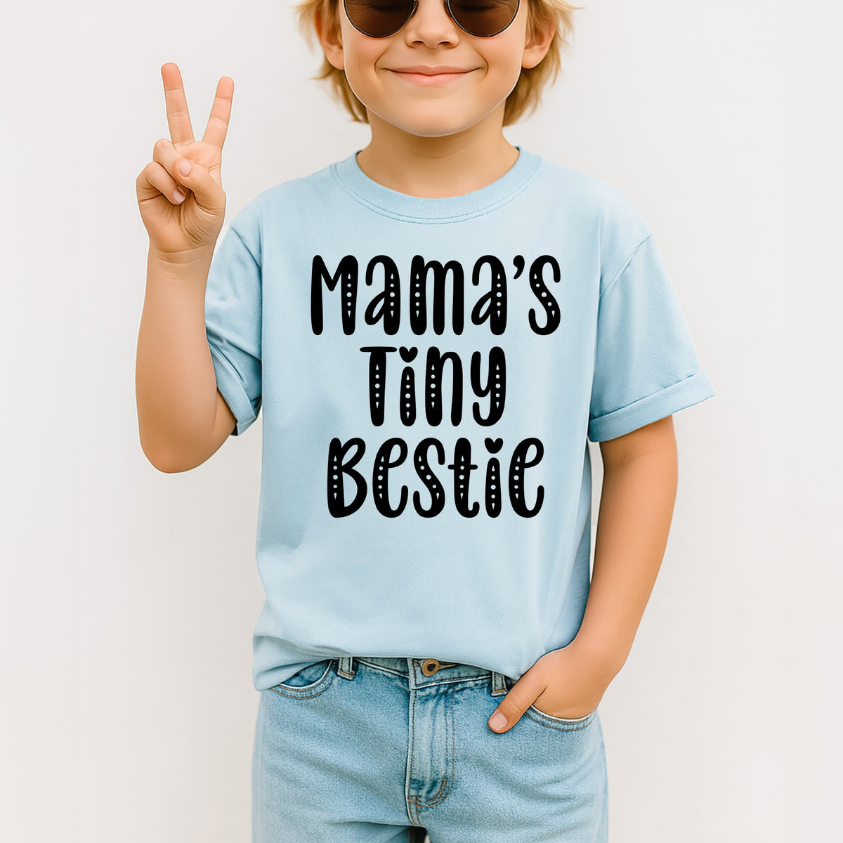 Mama's Tiny Bestie Kids - Youth Comfort Colors T-Shirt