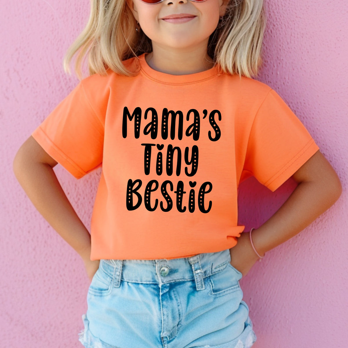 Mama's Tiny Bestie Kids - Youth Comfort Colors T-Shirt
