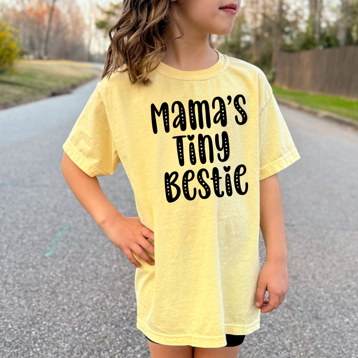 Mama's Tiny Bestie Kids - Youth Comfort Colors T-Shirt