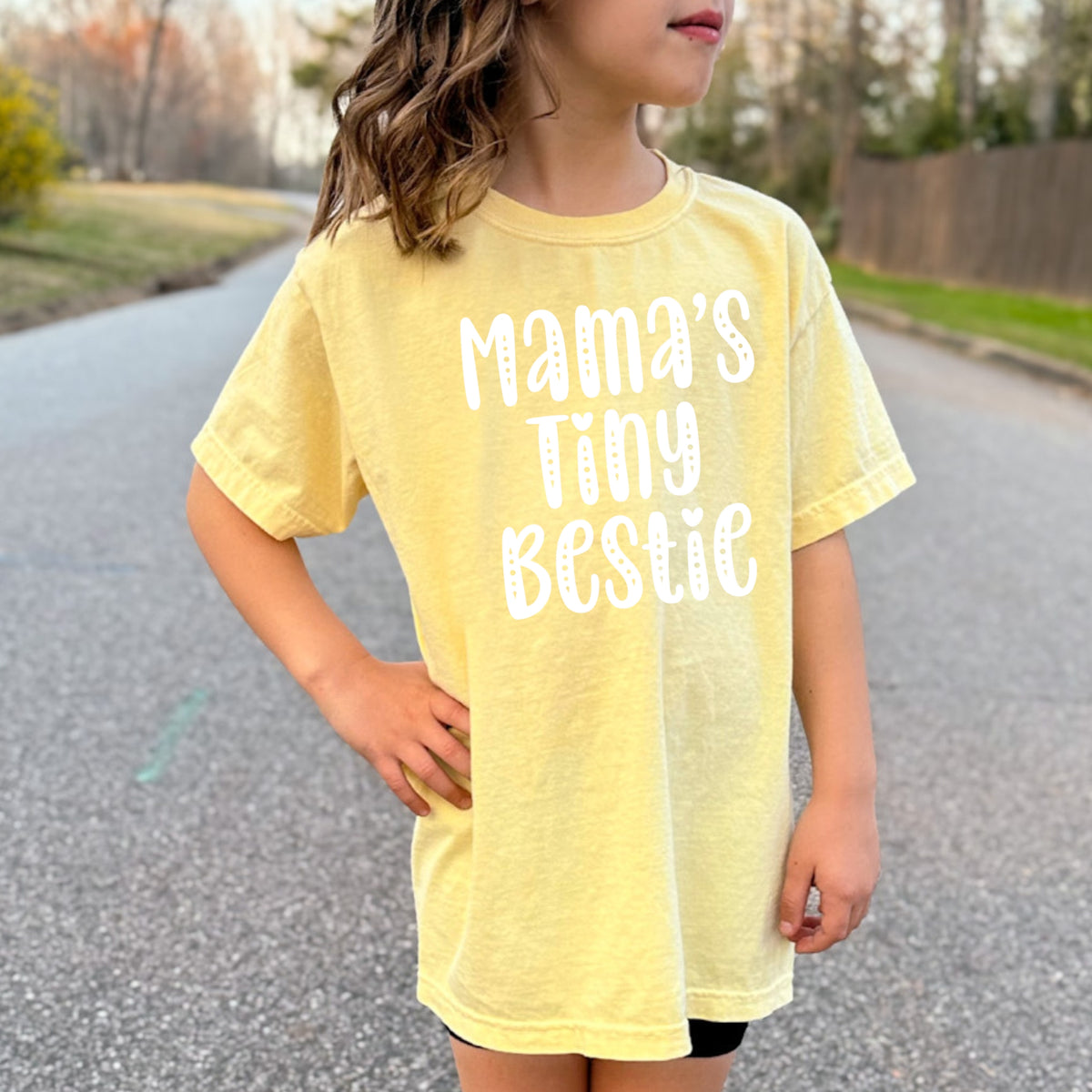 Mama's Tiny Bestie Kids - Youth Comfort Colors T-Shirt