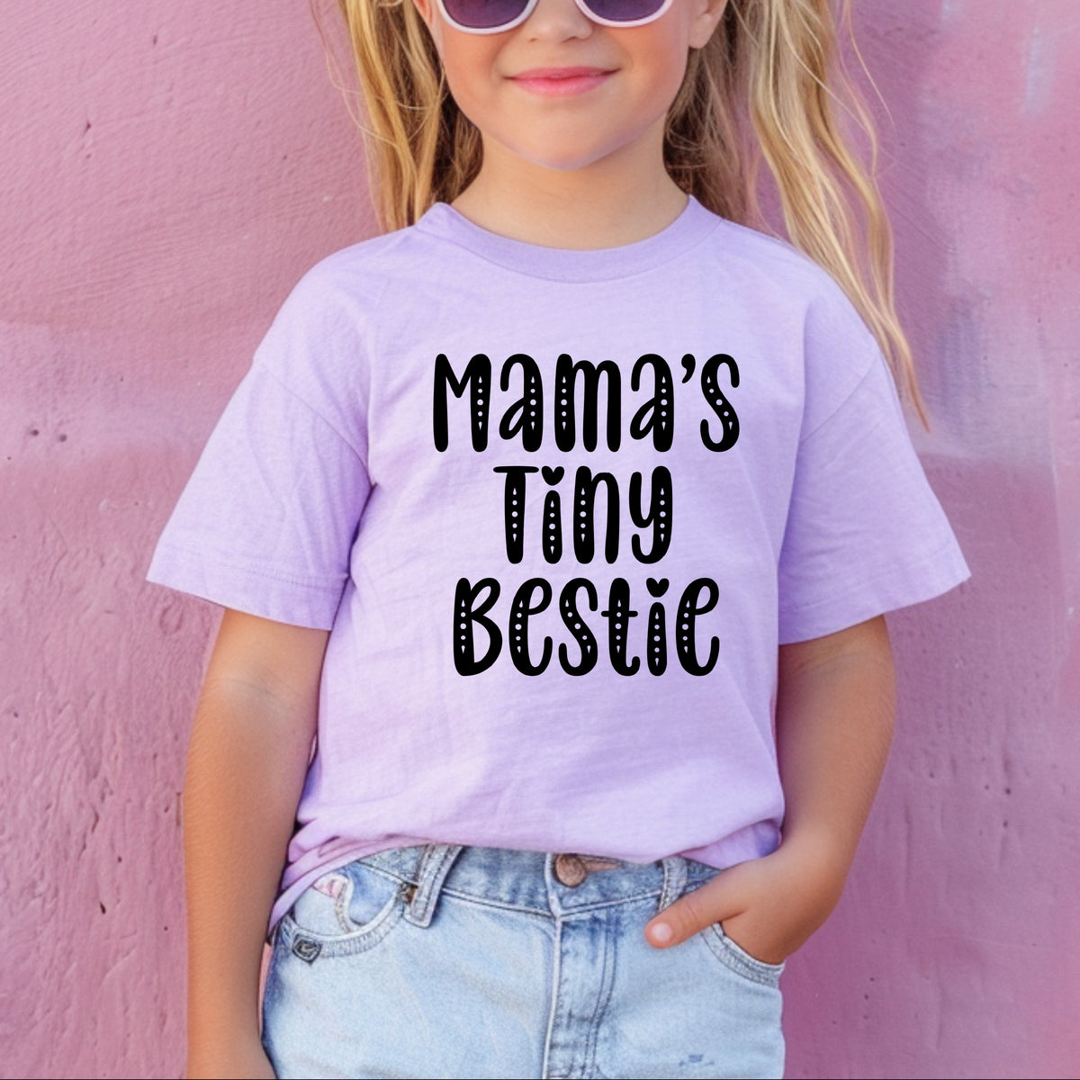 Mama's Tiny Bestie Kids - Youth Comfort Colors T-Shirt