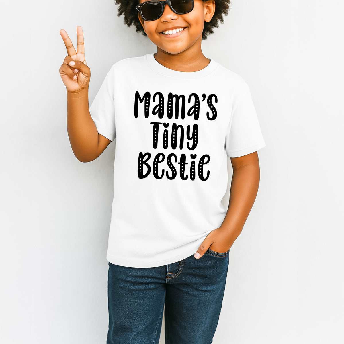 Mama's Tiny Bestie Kids - Youth Comfort Colors T-Shirt