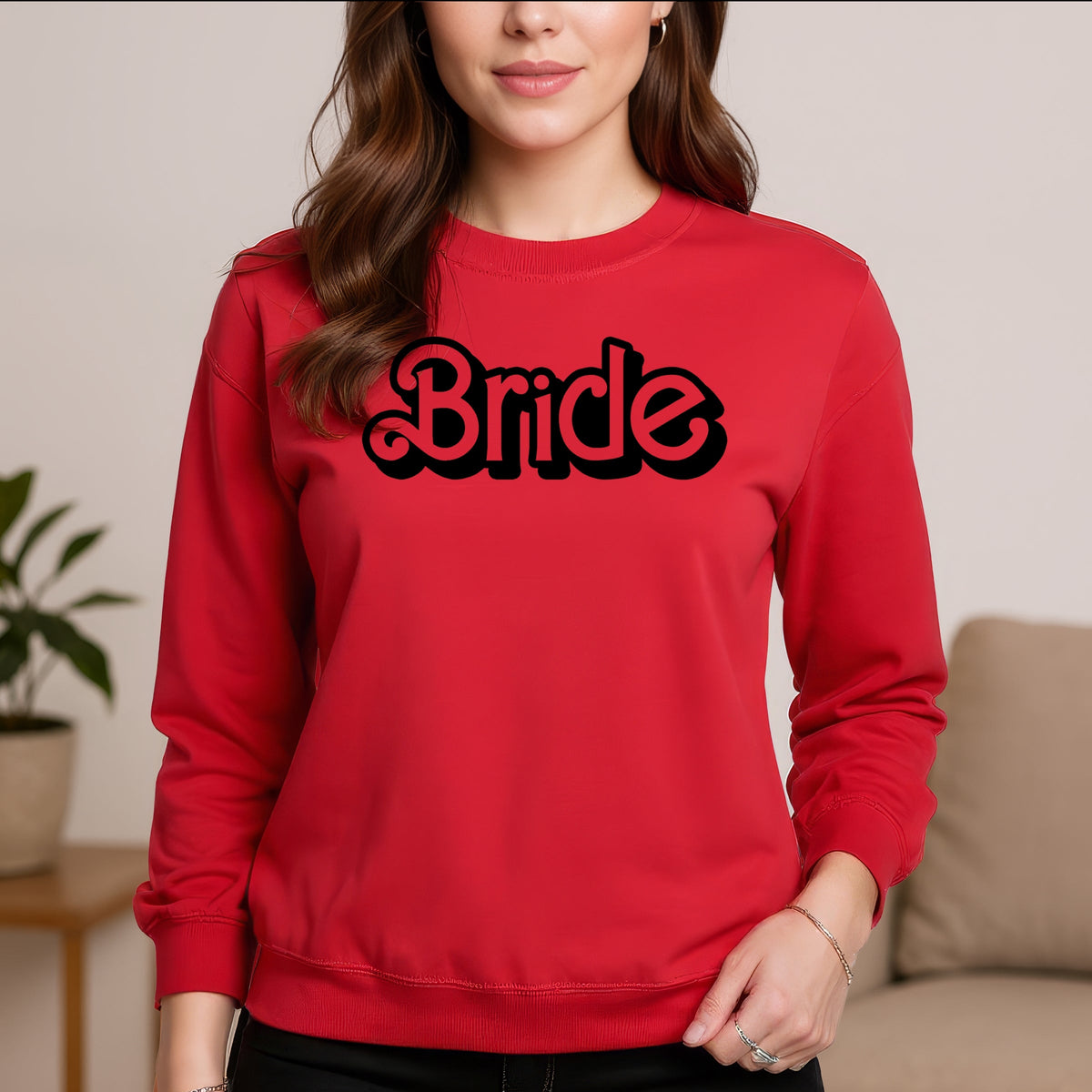 Bride Printed Crewneck Sweatshirt