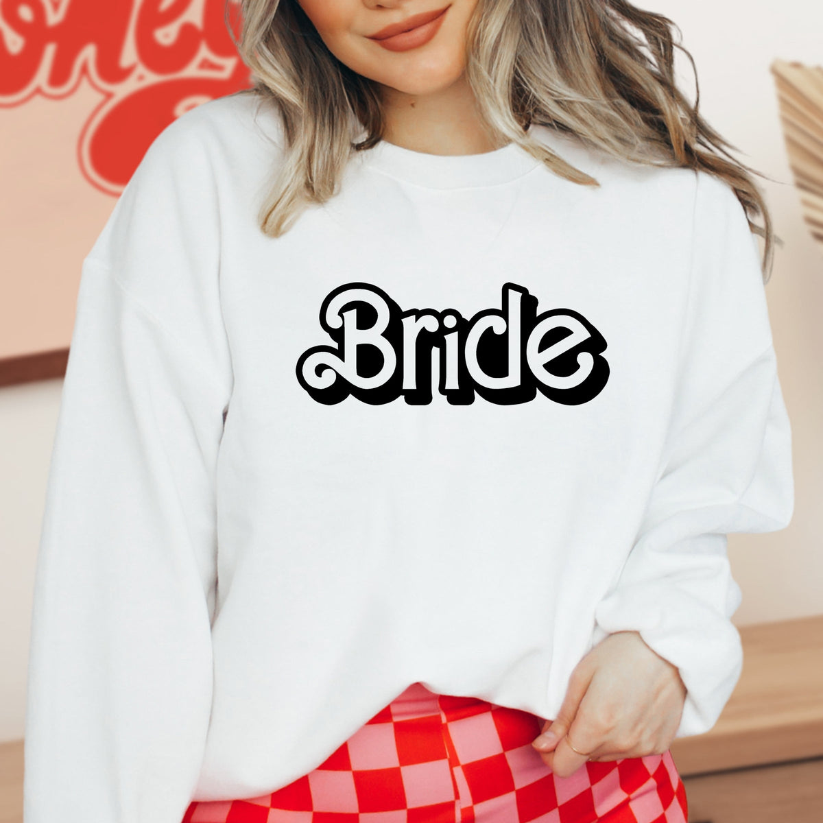 Bride Printed Crewneck Sweatshirt