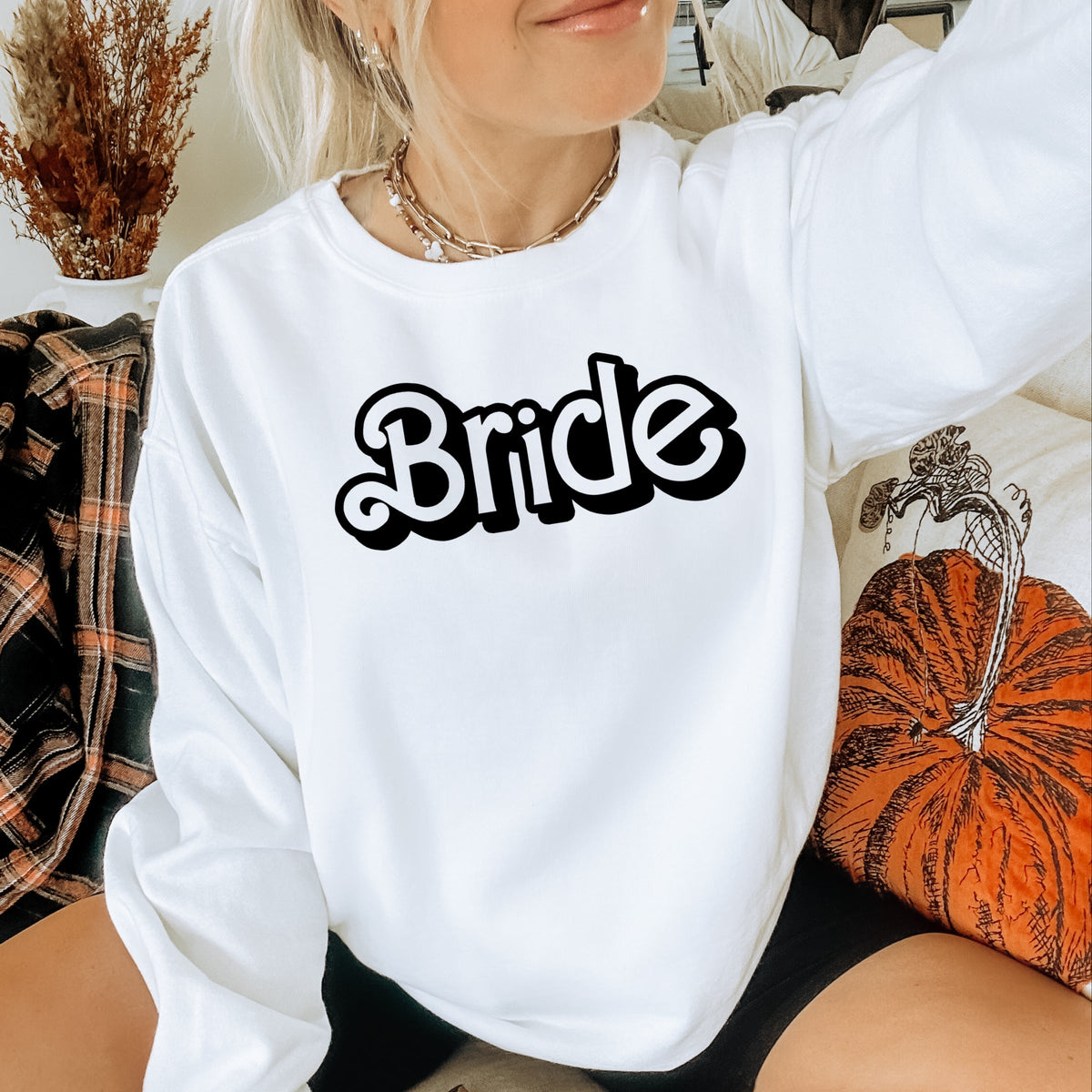 Bride Printed Crewneck Sweatshirt