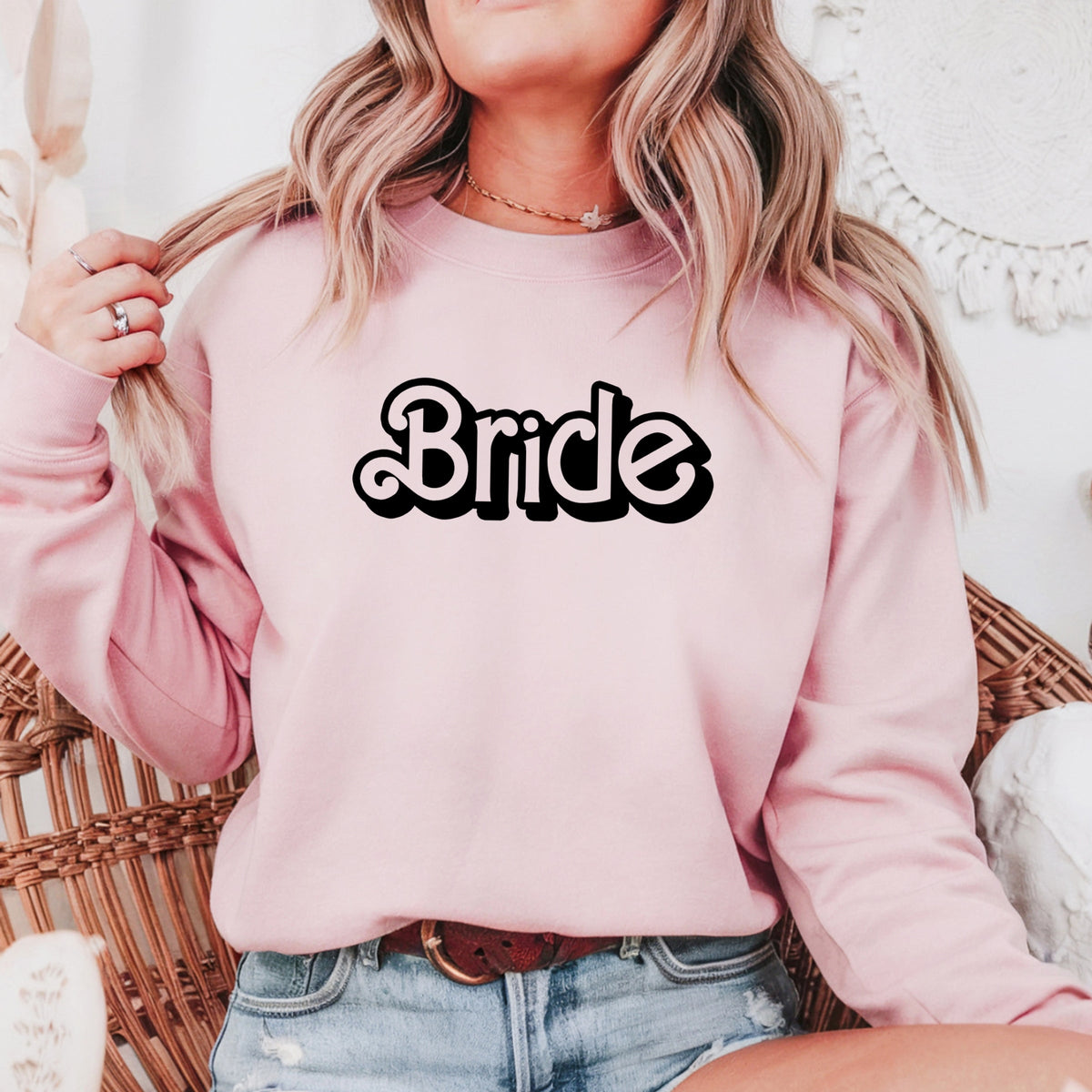 Bride Printed Crewneck Sweatshirt