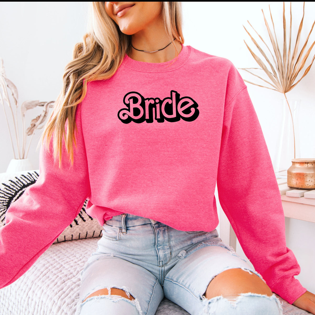 Bride Printed Crewneck Sweatshirt