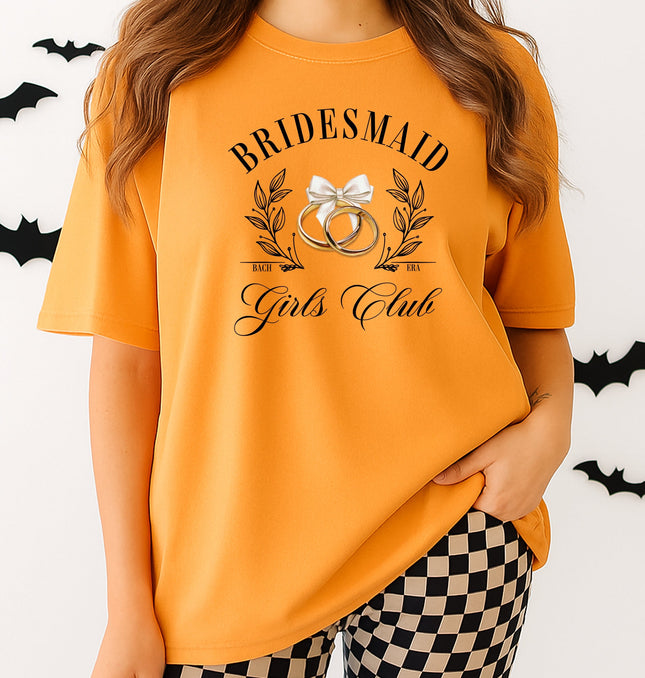 Bridesmaid Girls Club - Adult Comfort Colors T-Shirt
