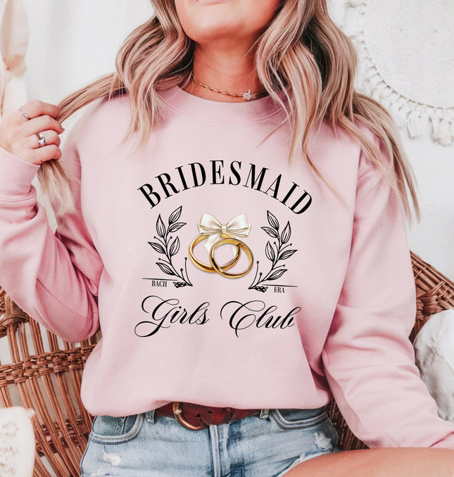 Bridesmaid Girls Club - Adult Crewneck Sweatshirt