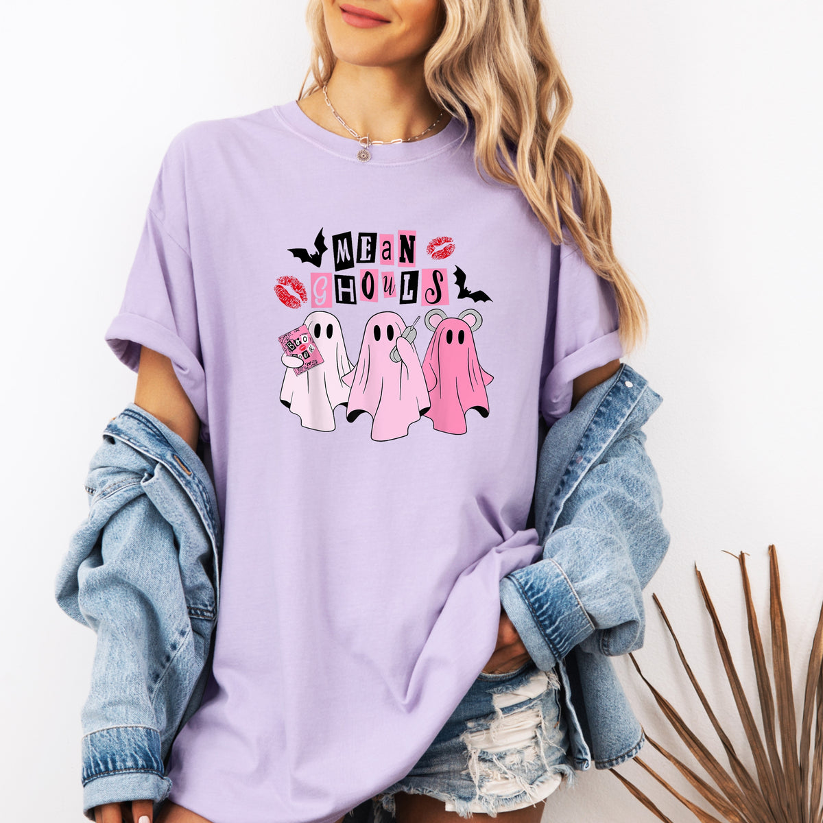 Mean Ghouls Halloween -  Adult Comfort Colors T-Shirt