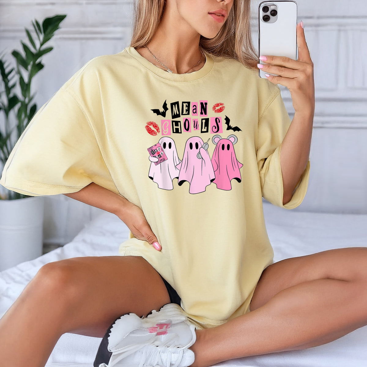 Mean Ghouls Halloween -  Adult Comfort Colors T-Shirt