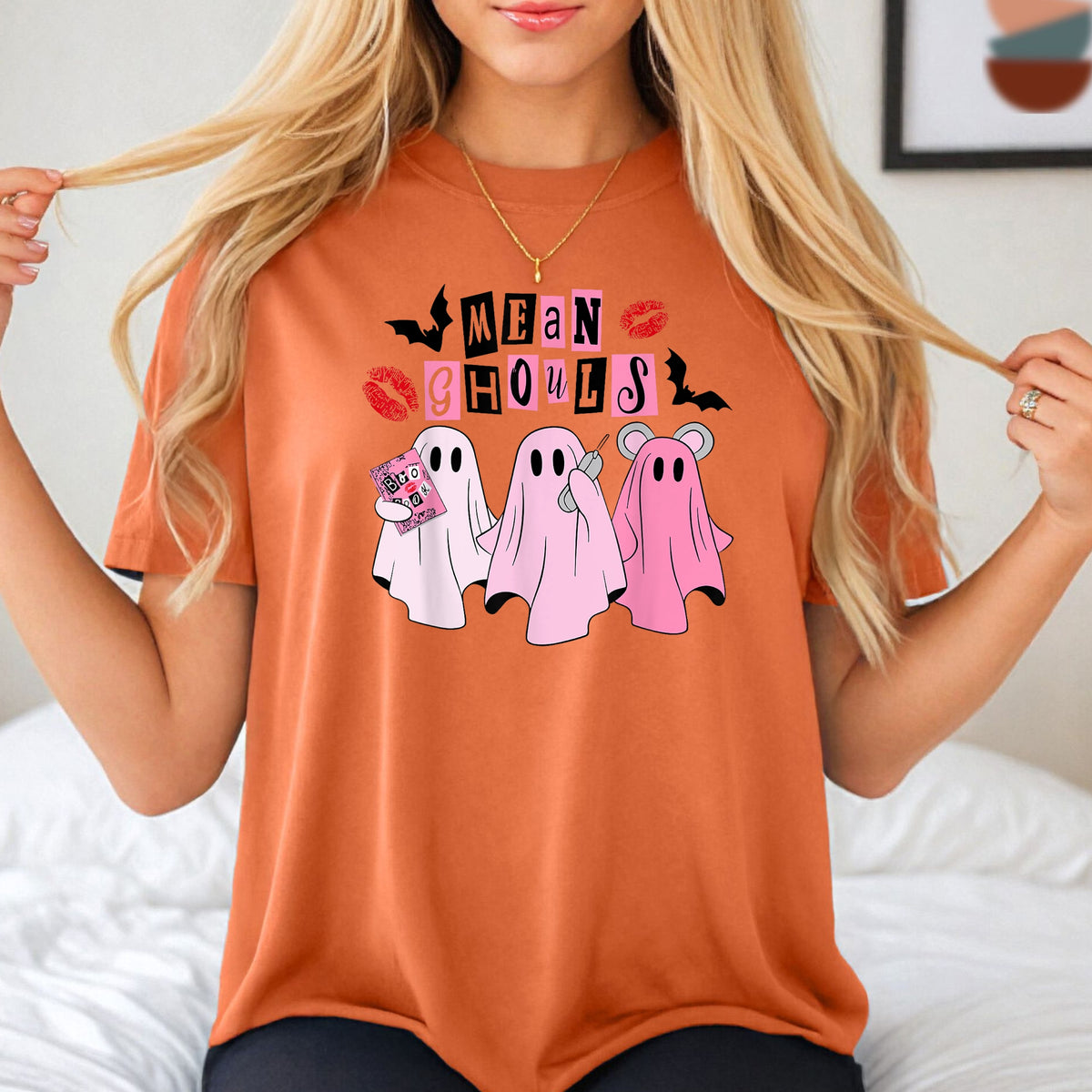Mean Ghouls Halloween -  Adult Comfort Colors T-Shirt