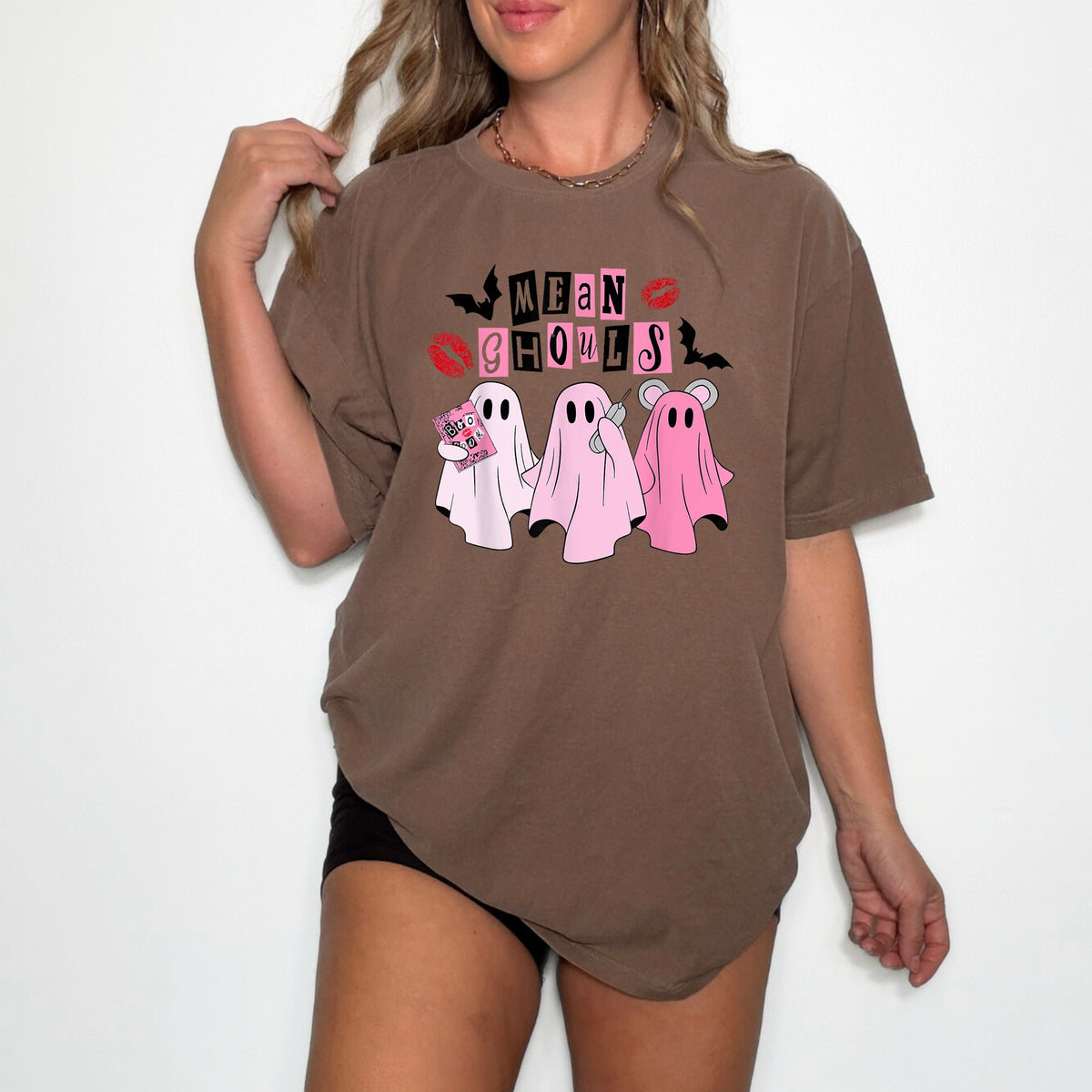 Mean Ghouls Halloween -  Adult Comfort Colors T-Shirt