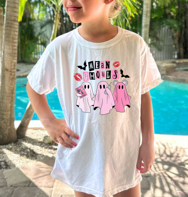 Mean Ghouls Halloween Kids - Youth Comfort Colors T-Shirt