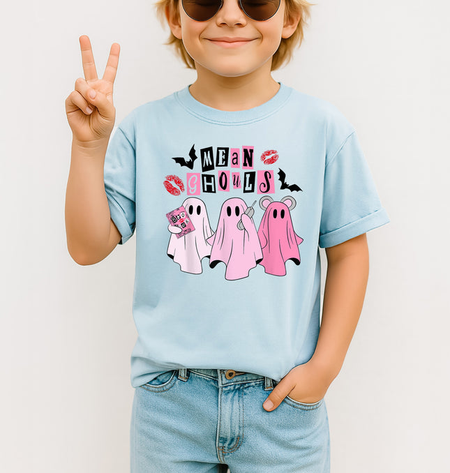 Mean Ghouls Halloween Kids - Youth Comfort Colors T-Shirt
