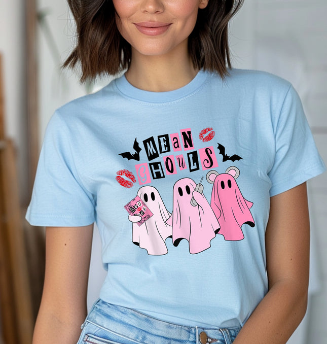 Mean Ghouls Halloween - Adult Softstyle T-Shirt