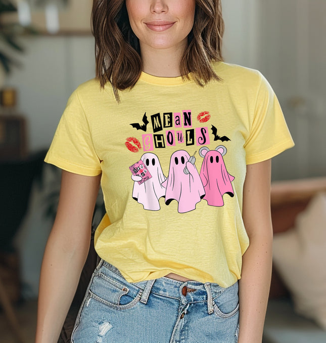 Mean Ghouls Halloween - Adult Softstyle T-Shirt 