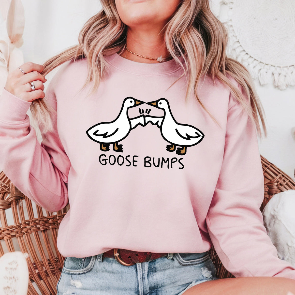 Goose Bumps - Adult Crewneck Sweatshirt