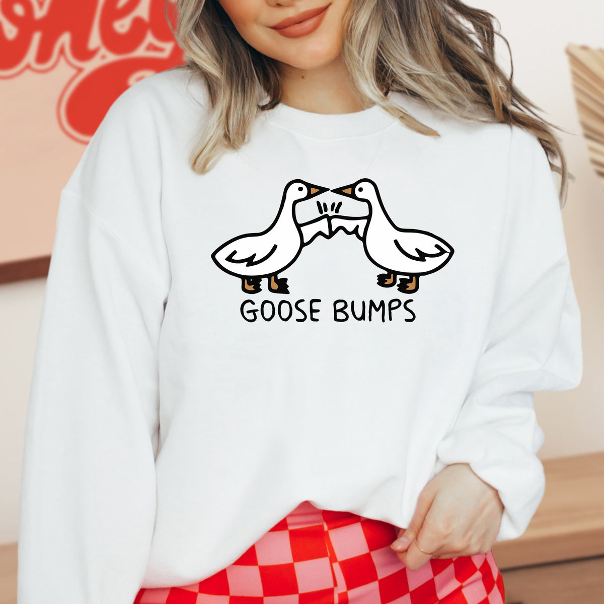 Goose Bumps - Adult Crewneck Sweatshirt
