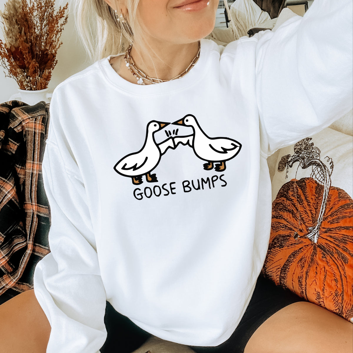 Goose Bumps - Adult Crewneck Sweatshirt