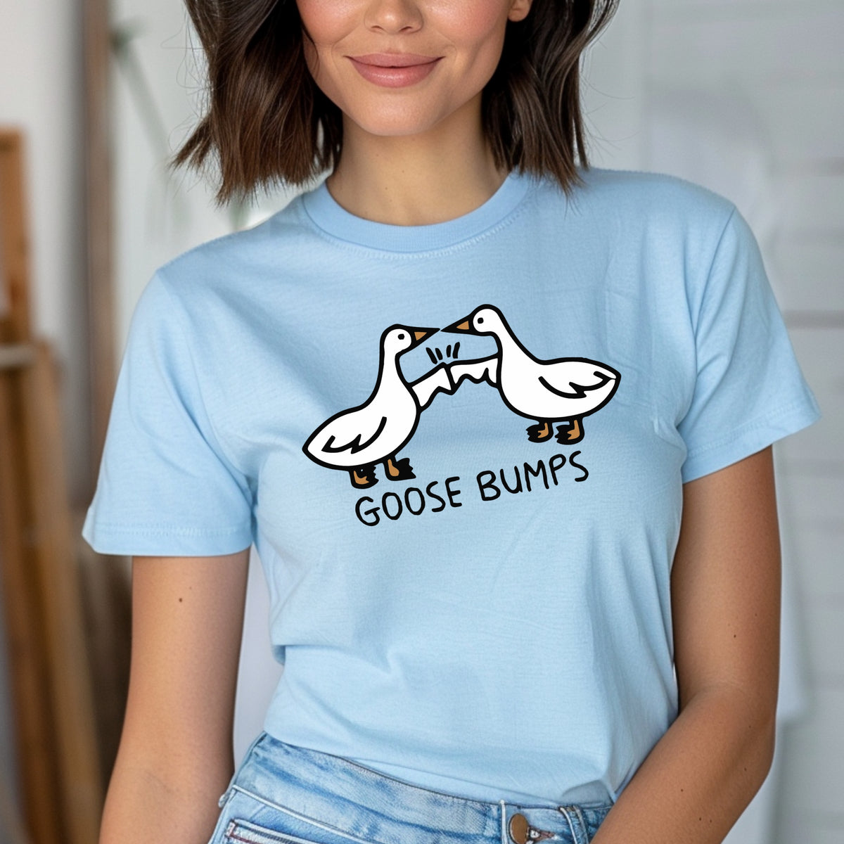 Goose Bumps - Softstyle 100% Cotton T-Shirt – Comfy Unisex Fit, Premium Quality Tee