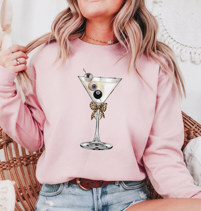 Disco Martini - Adult Crewneck Sweatshirt