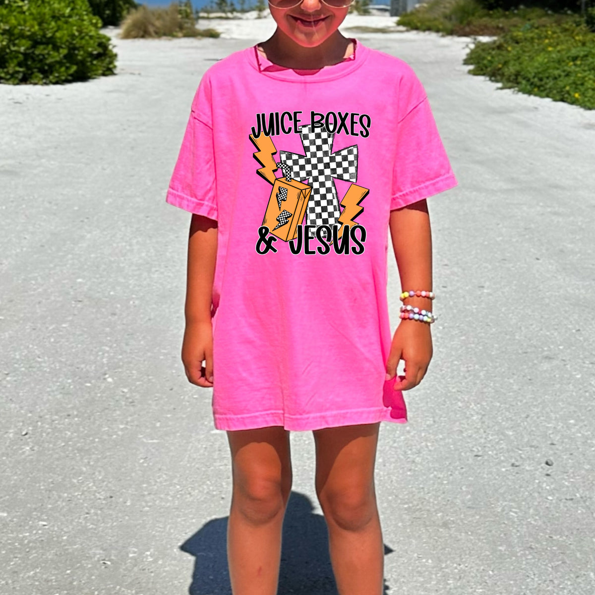 Juice Boxes and Jesus Kids - Youth Comfort Colors T-Shirt
