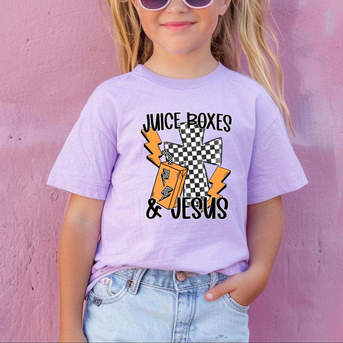 Juice Boxes and Jesus Kids - Youth Comfort Colors T-Shirt