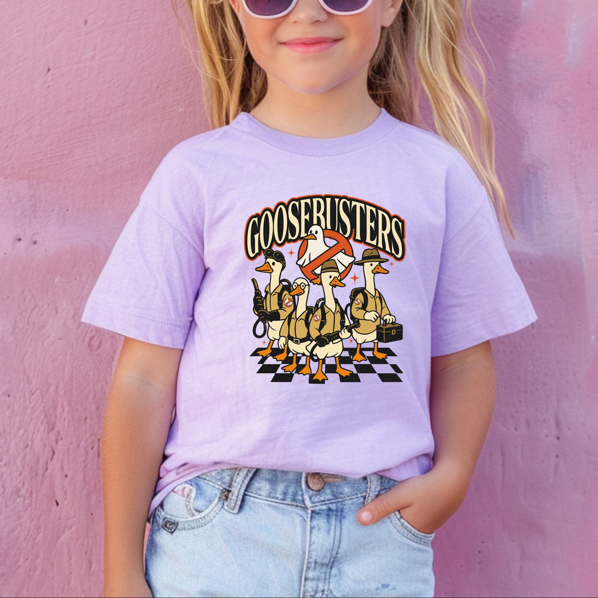 Halloween Goose Busters Squad, funny Halloween Shirts Group Tees Printed Comfort Colors T-Shirt 