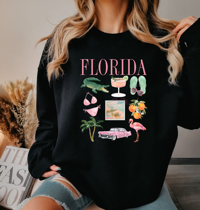 Florida Collage - Adult Crewneck Sweatshirt
