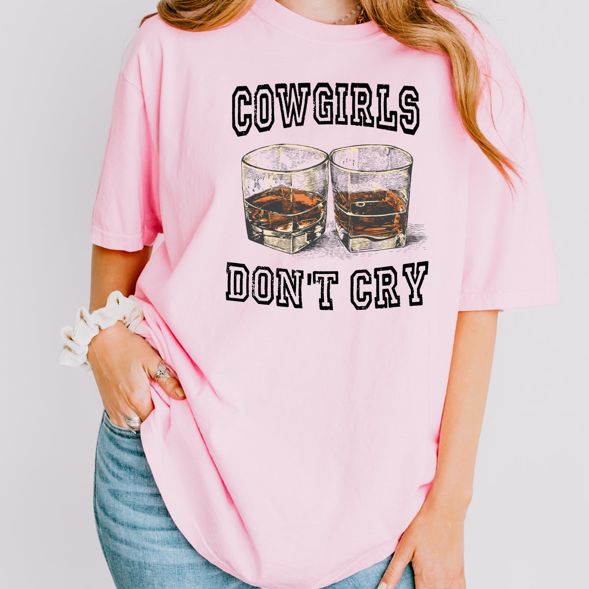 Cowgirls Don't Cry - Adult Comfort Colors T-Shirt