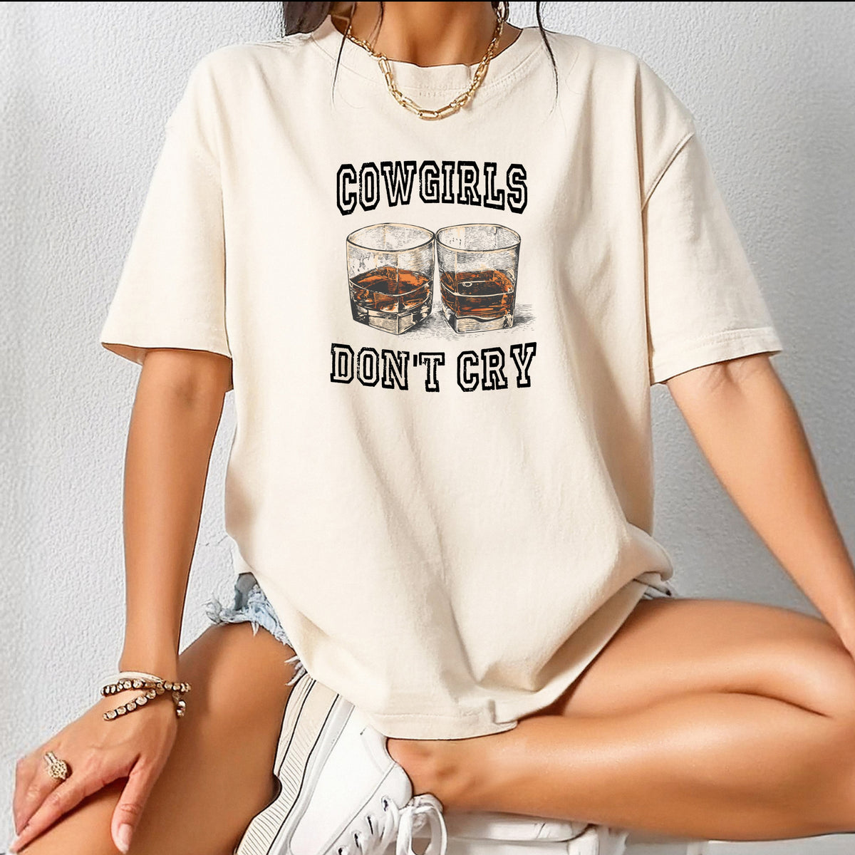 Cowgirls Don't Cry - Adult Comfort Colors T-Shirt
