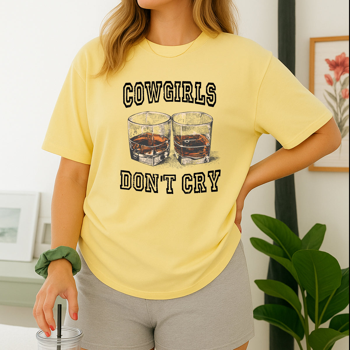 Cowgirls Don't Cry - Adult Comfort Colors T-Shirt