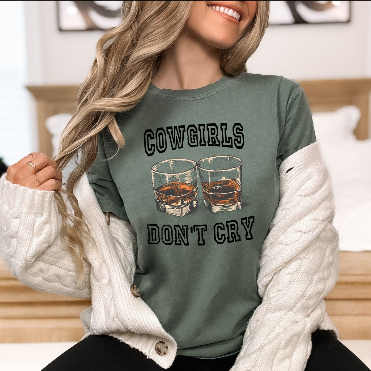 Cowgirls Don't Cry - Adult Comfort Colors T-Shirt