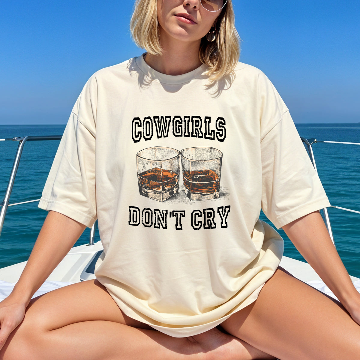 Cowgirls Don't Cry - Comfort Colors T-Shirt 