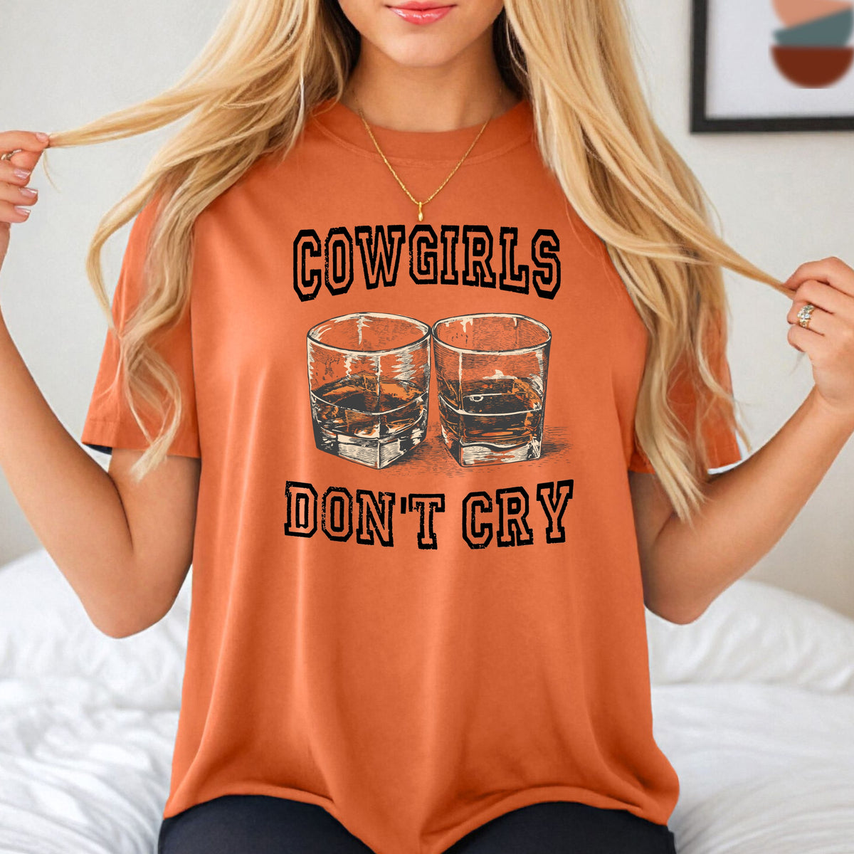 Cowgirls Don't Cry - Adult Comfort Colors T-Shirt