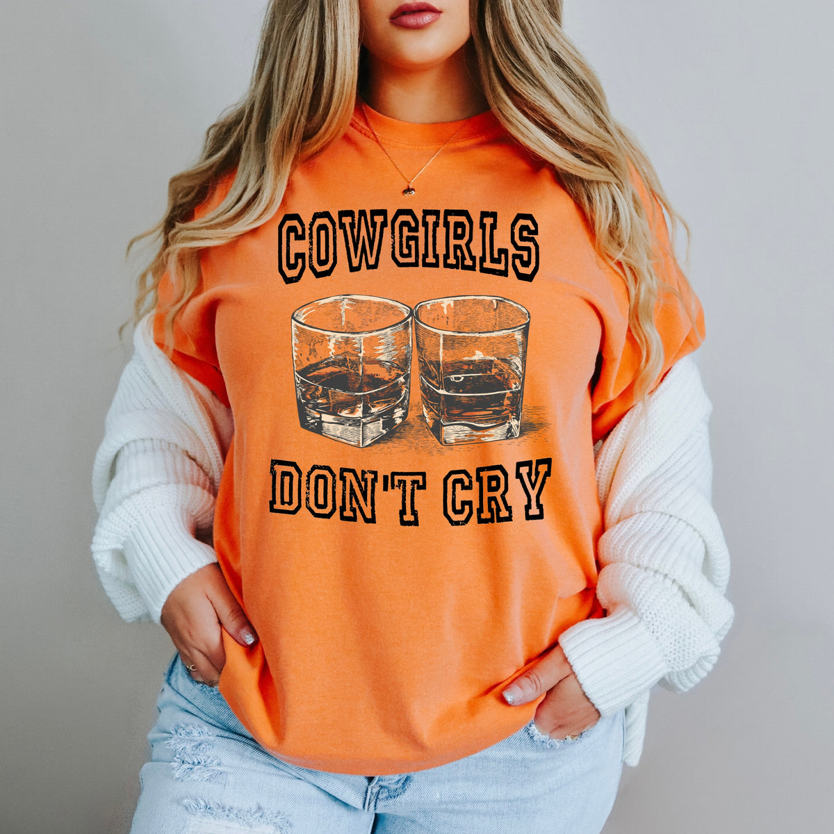 Cowgirls Don't Cry - Comfort Colors T-Shirt 