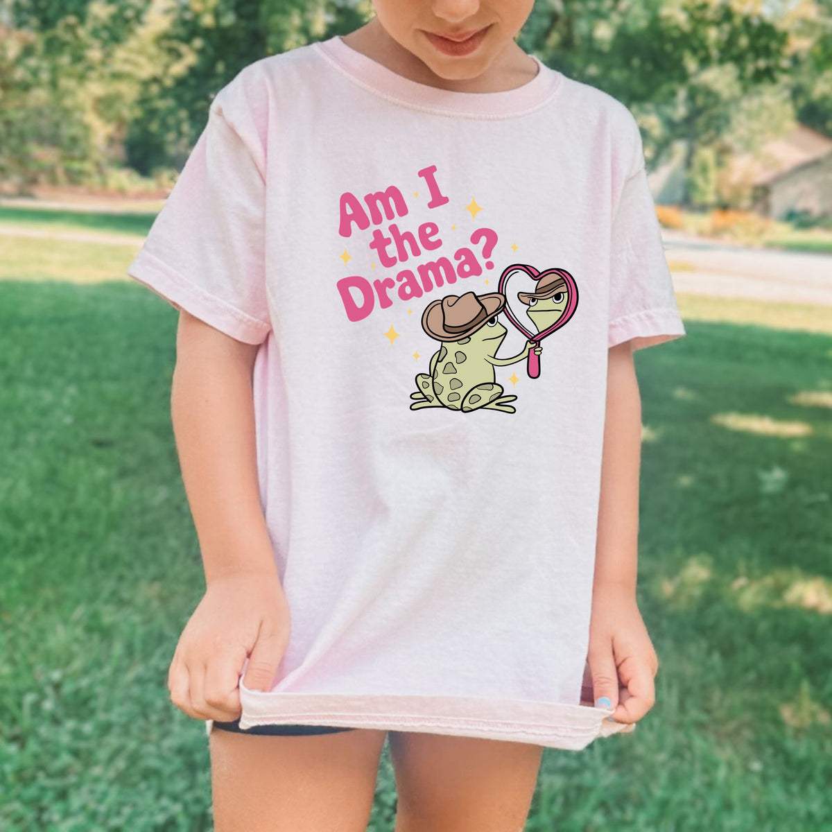Am I The Drama Kids - Youth Comfort Colors T-Shirt