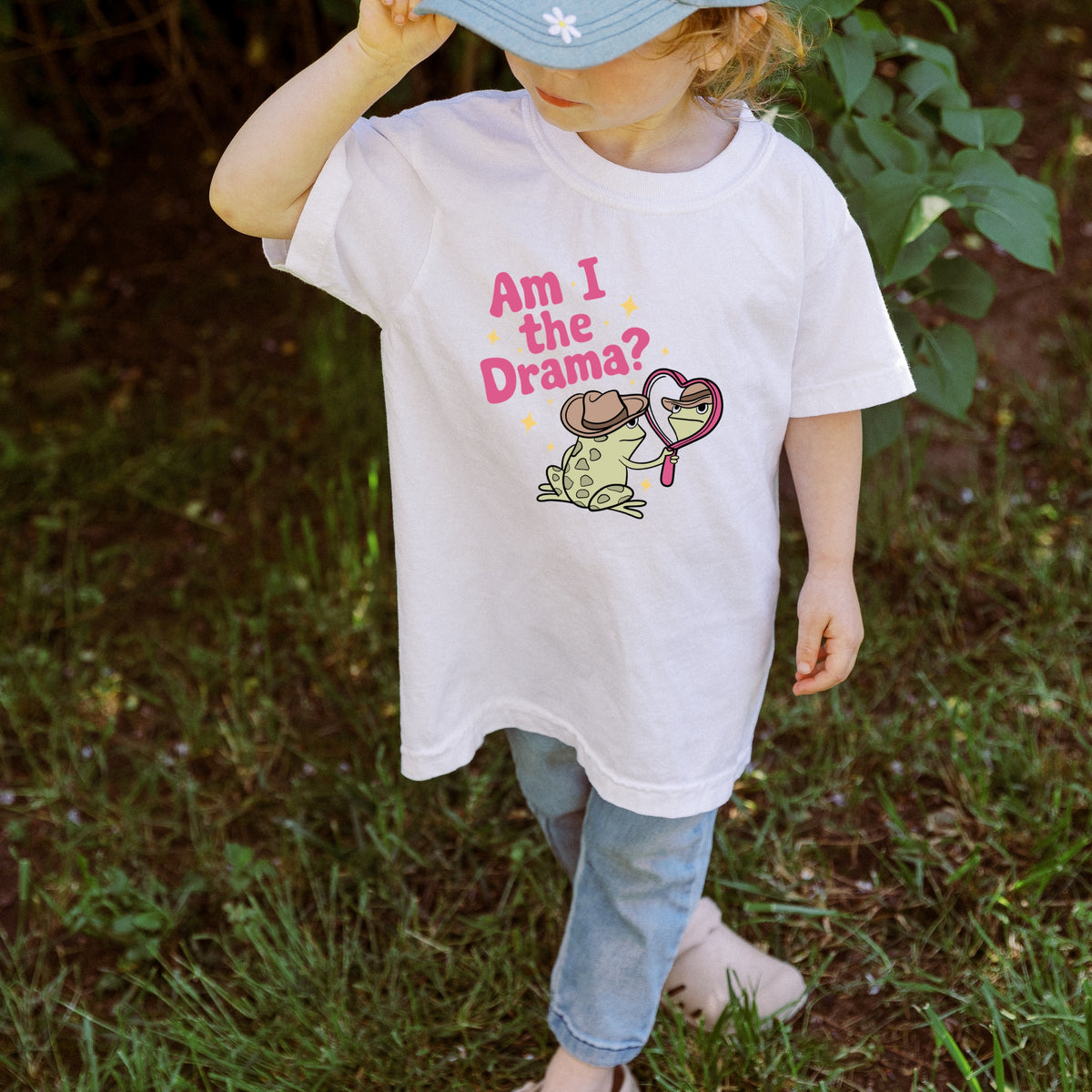 Am I The Drama Youth - Youth Comfort Colors T-Shirt