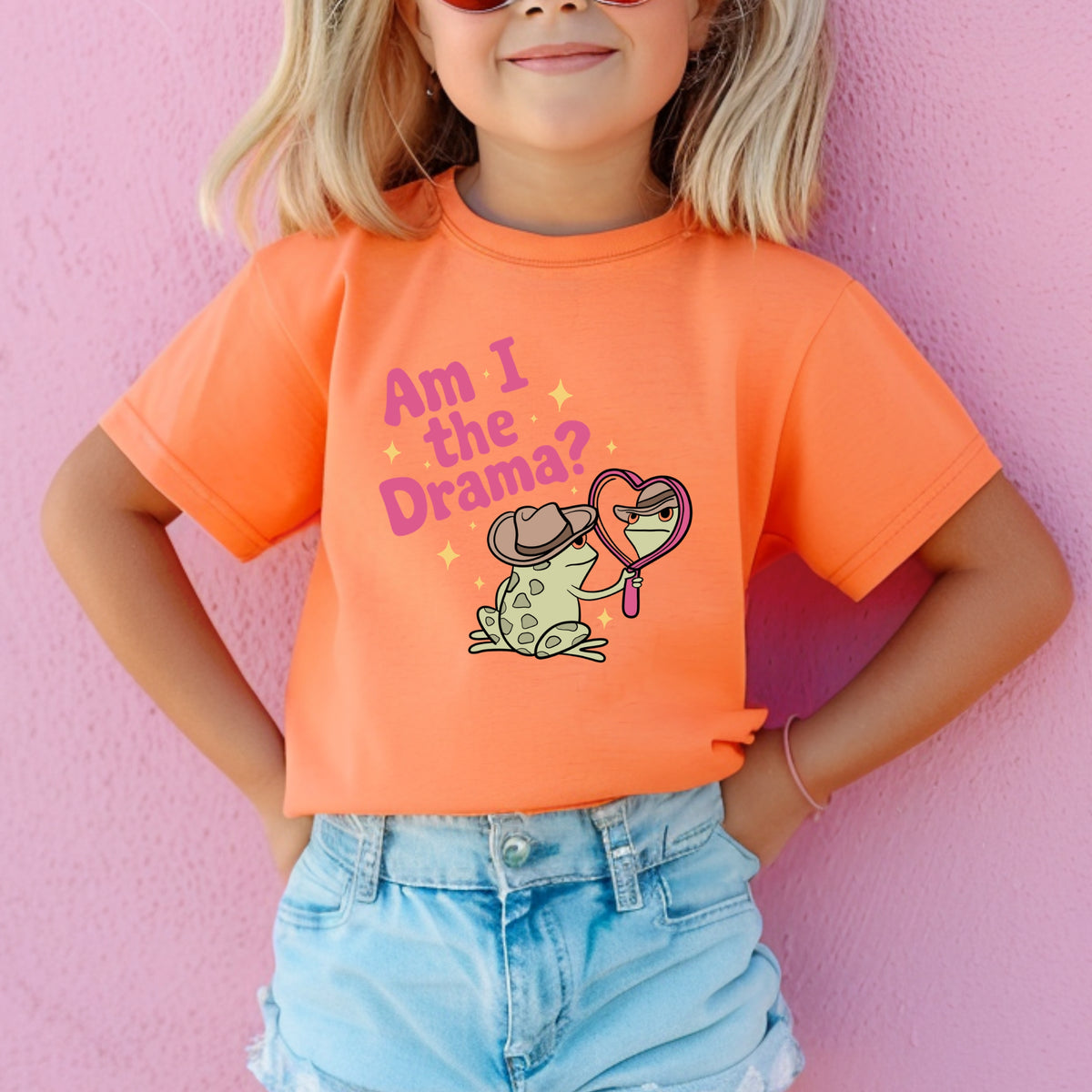 Am I The Drama Kids - Youth Comfort Colors T-Shirt