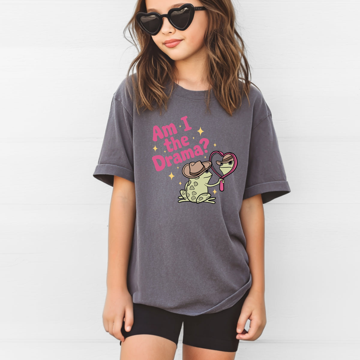Am I The Drama Youth - Youth Comfort Colors T-Shirt