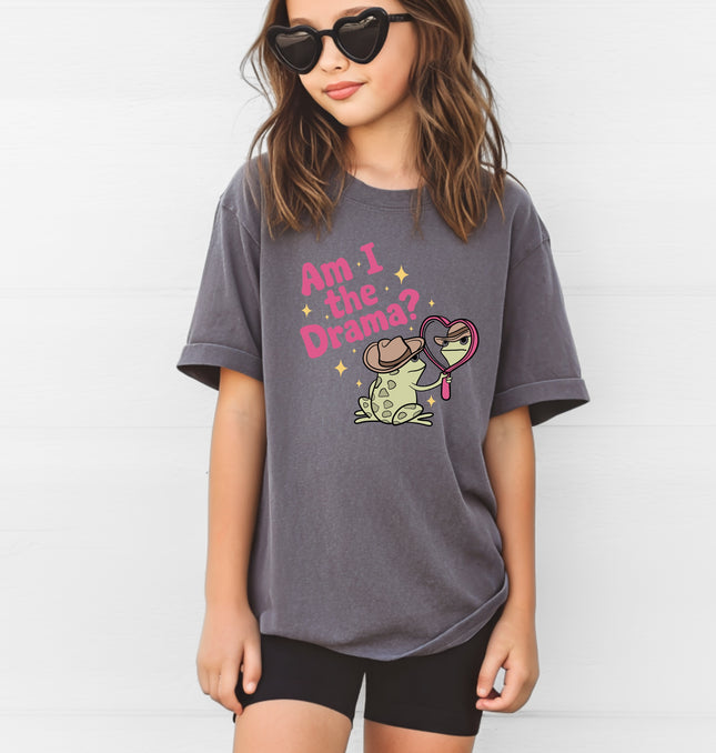 Am I The Drama Youth - Youth Comfort Colors T-Shirt