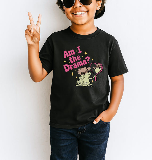 Am I The Drama Youth - Youth Comfort Colors T-Shirt