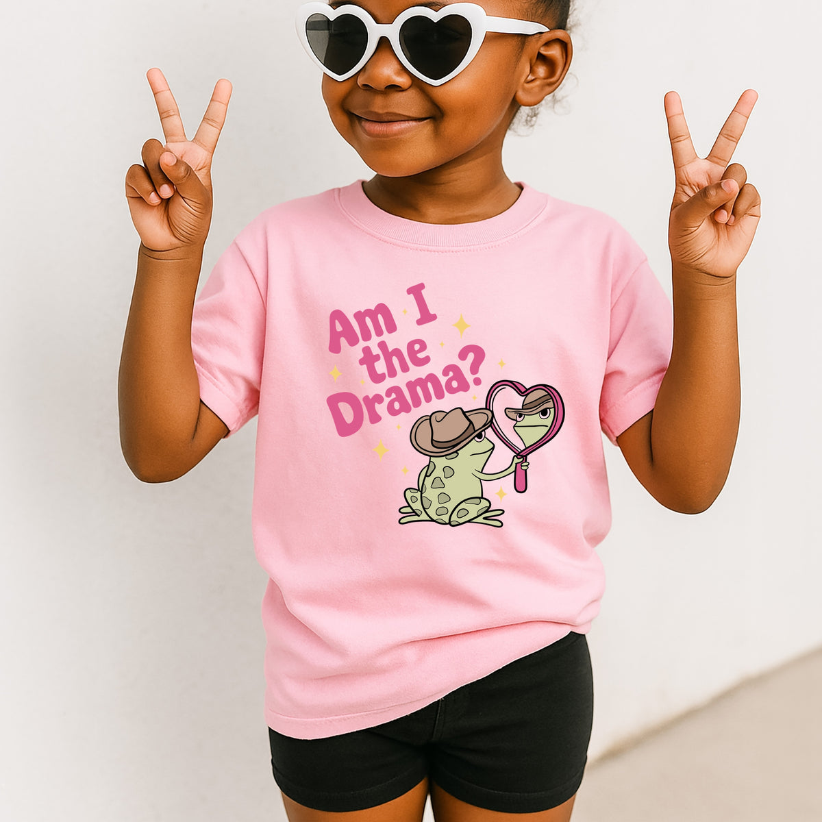 Am I The Drama Youth - Youth Comfort Colors T-Shirt