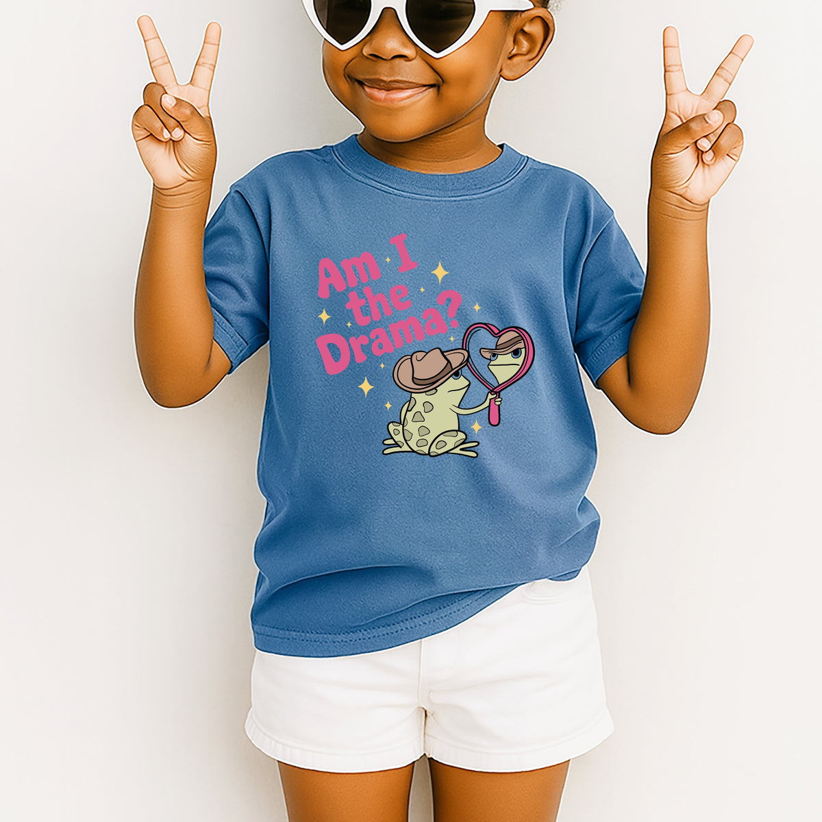 Am I The Drama Youth - Youth Comfort Colors T-Shirt