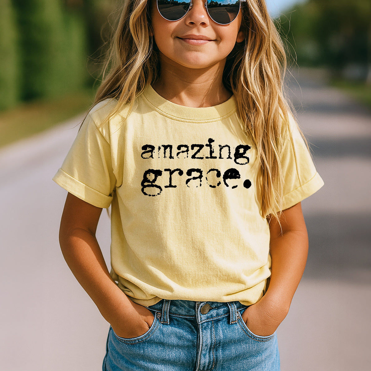 Amazing Grace - Youth Comfort Colors T-Shirt