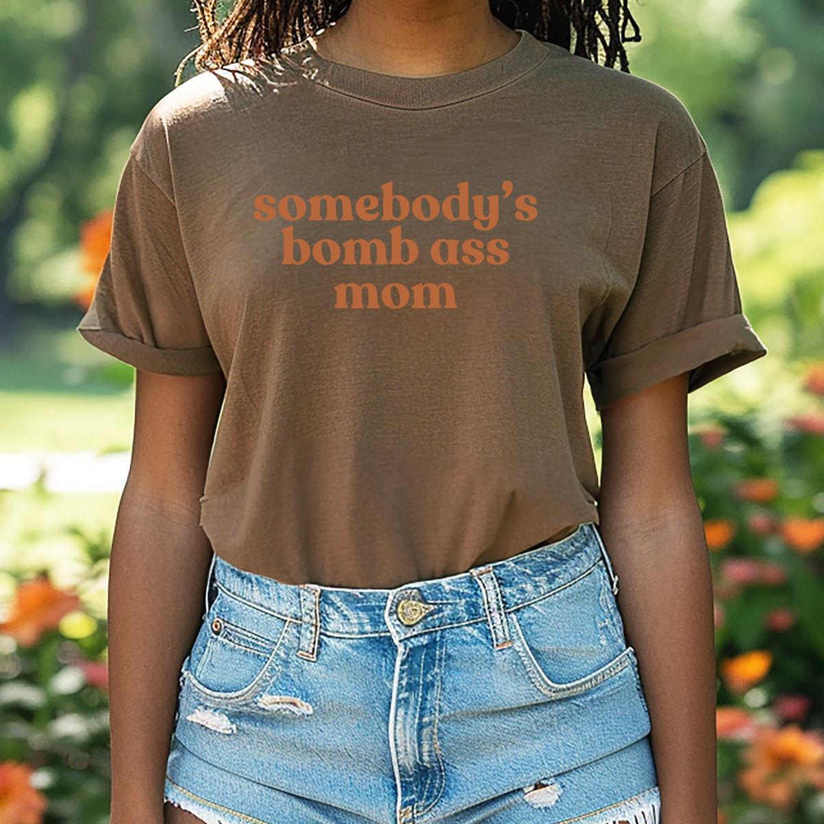 Somebody's Bomb Ass Mom - Adult Comfort Colors T-Shirt